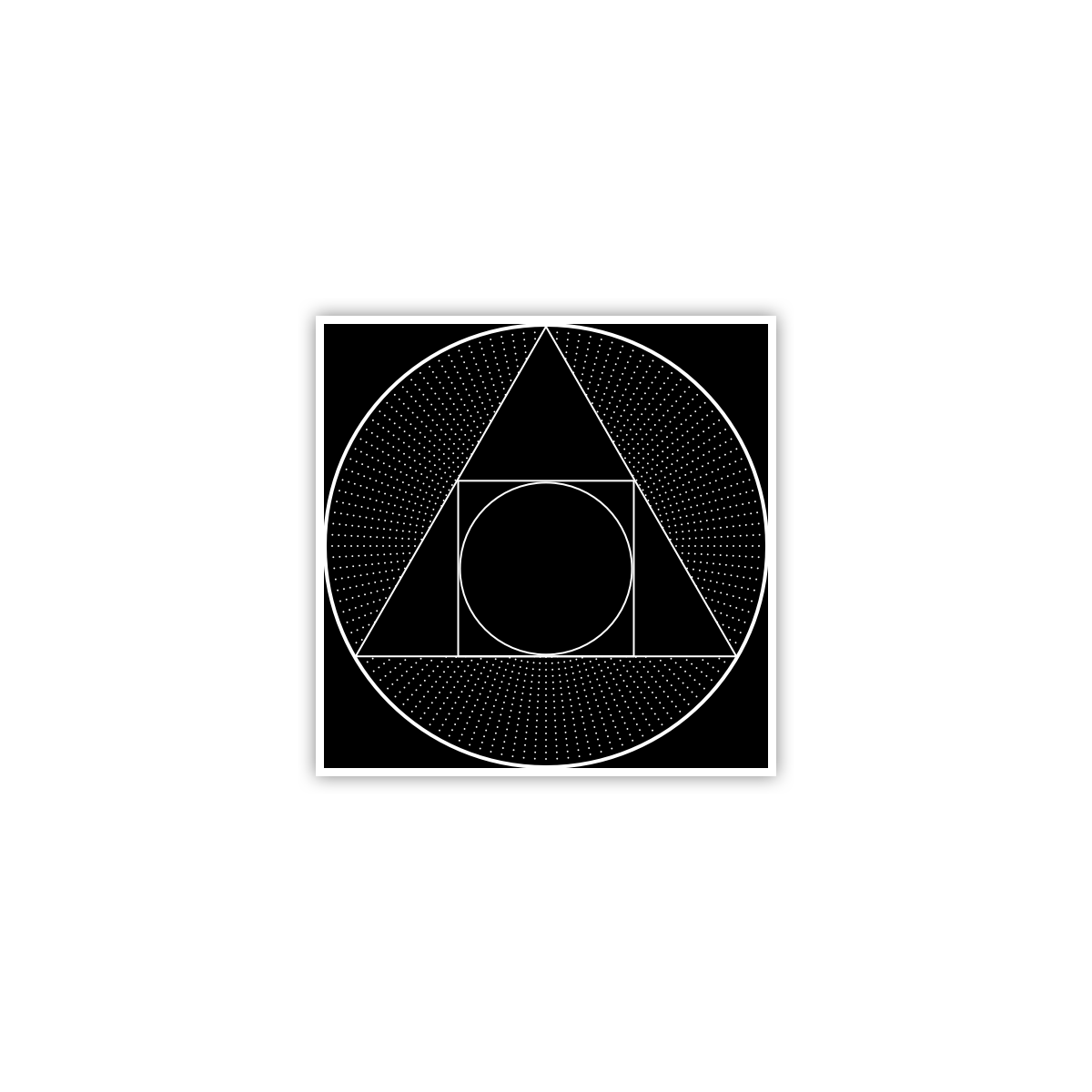 Squared Circle — sacred geometry diagram